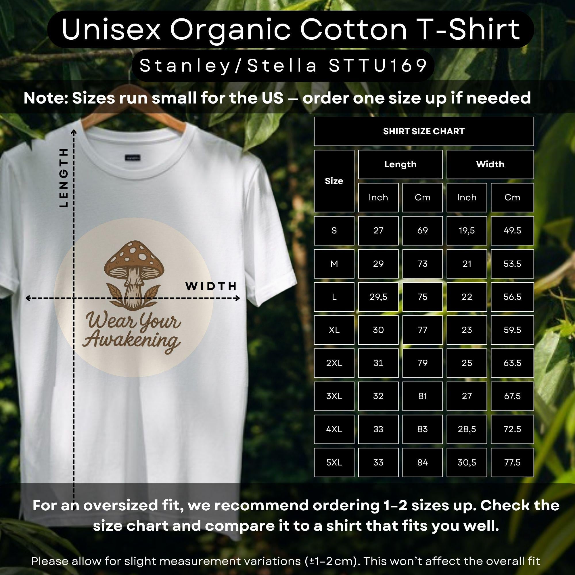 size chart t-shirt