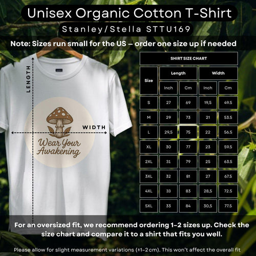 size chart t-shirt
