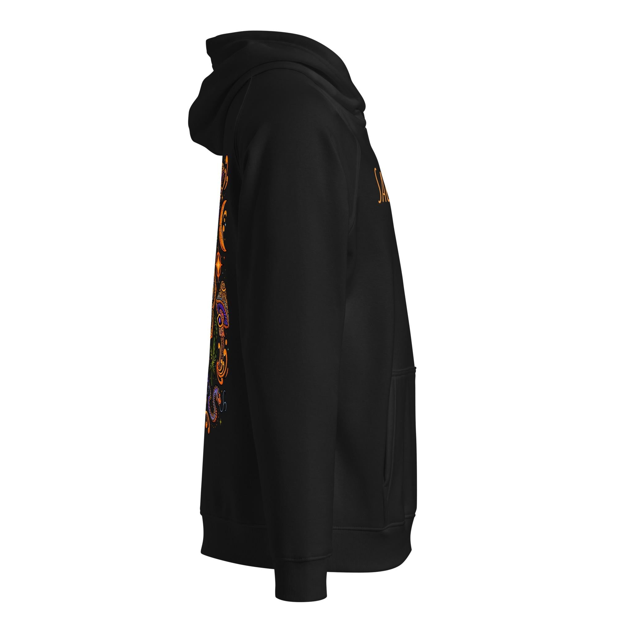 Psychedelic Back-Print Hoodie – Organic Cotton | Unisex